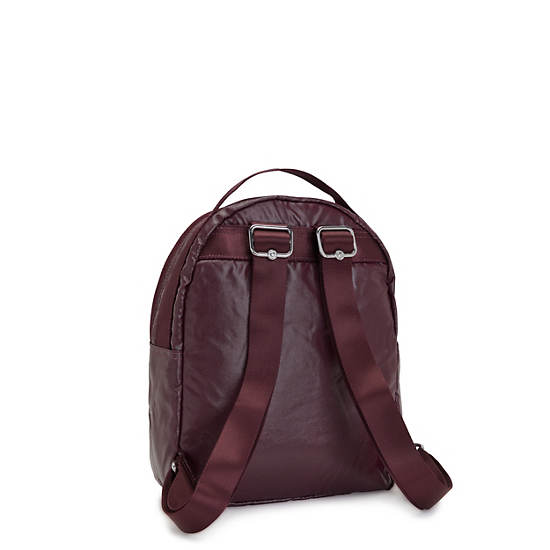 Kipling Kae Metallic Rugzak Bordeaux | België 1625AH